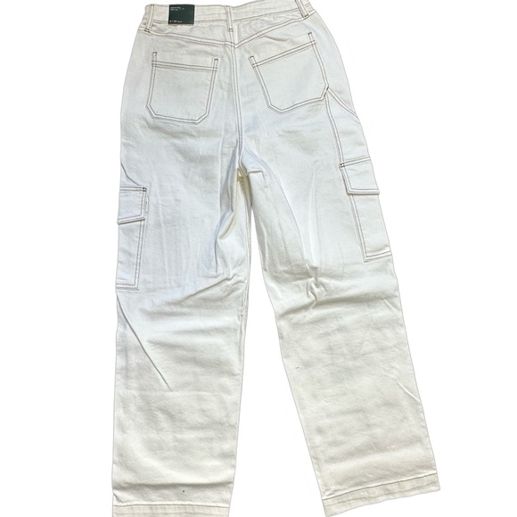 NWT Highest Rise Wide Leg Cargo Jeans Gorpcore - Picture 4 of 7